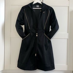 Nike black/gold scuba coat